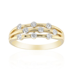 9K SI1 (G) Diamond Gold Ring (Annette)