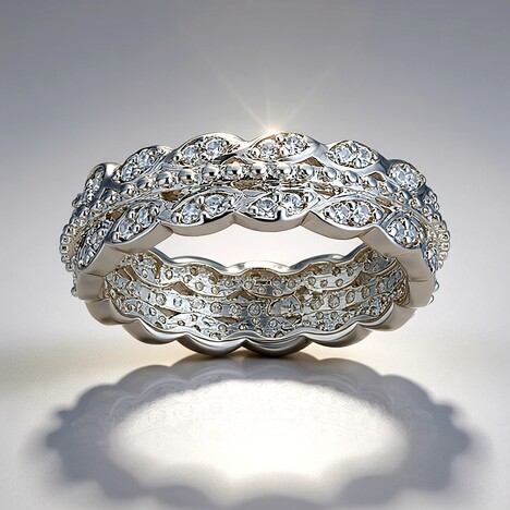 Anello in argento con Zircone