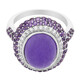 Bague en argent et Jade lavande (TPC)