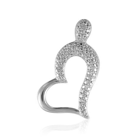 Colgante en plata con Diamante PK (I)