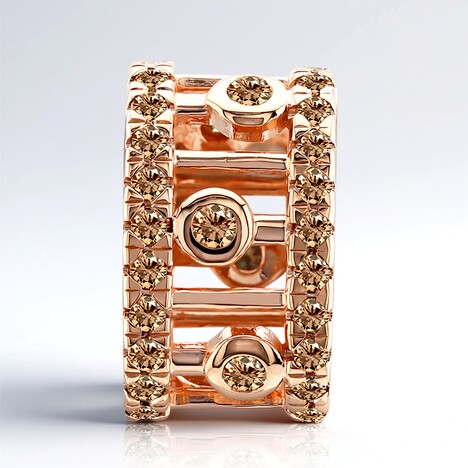 Ciondolo in oro con Diamante Rose de France SI1 di Argyle (Annette)