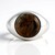 Anello in argento con Pietersite Dorata