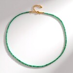 Collana in argento con Smeraldo Colombiano