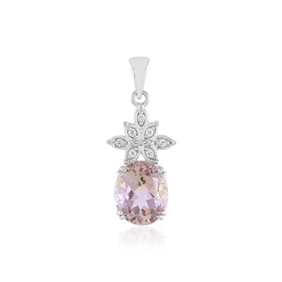 Pendentif en argent et Amétrine (Adela Silber)