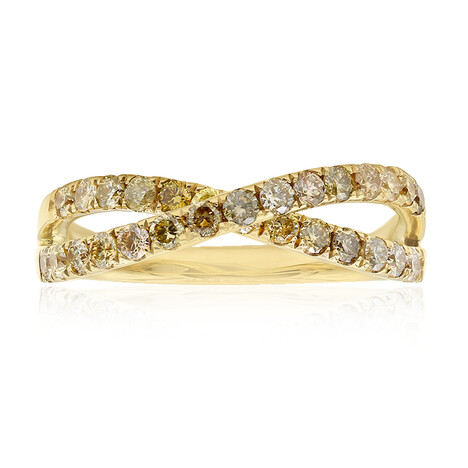 Anello in oro con Diamante Fancy SI2 (CIRARI)