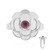 RIFT VALLEY RHODOLITE Silver Ring (Remy Rotenier)