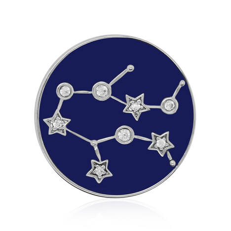 Zilveren hanger met zirkonen (MONOSONO COLLECTION)