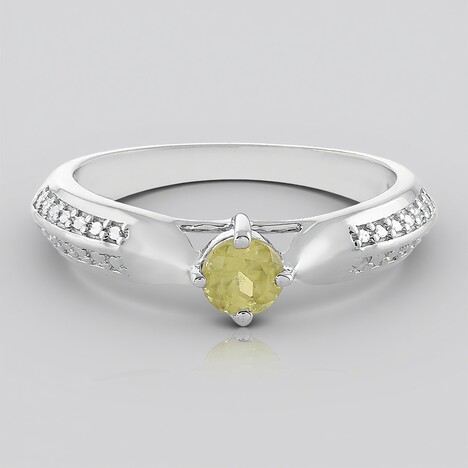 Anello in argento con Sfene