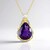 Collana in argento con Ametista (Gems en Vogue)