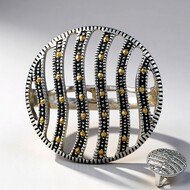 Anillo en plata con Marcasita (Annette classic)