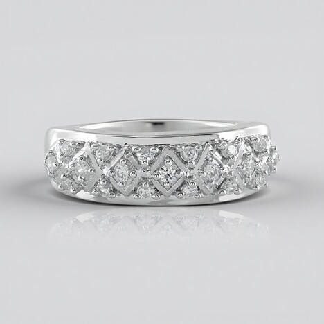 Anello in argento con Zircone