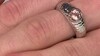 Zilveren ring met een Braziliaanse Morganiet