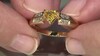 Gouden ring met een heliodoor