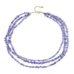 Collier en argent et Tanzanite
