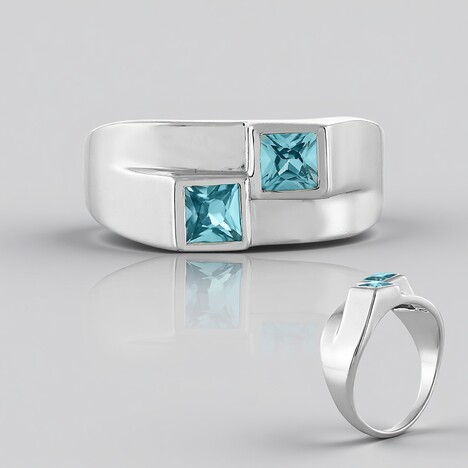 Anello in argento con Zircone Ratanakiri