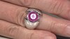 Anillo en plata con Zafiro rosa de Madagascar (de Melo Essence)
