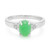 Imperial Chrysoprase Silver Ring