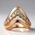Anello in oro con Diamante Rose de France SI1 di Argyle (Annette)