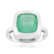 Anello in argento con Quarzo verde pastello (MONOSONO COLLECTION)