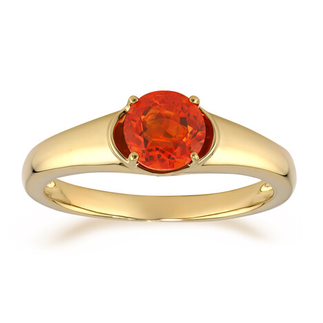 AAA-Mexikanischer Feueropal-Goldring