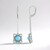 Orecchini in argento con Turchese Sleeping Beauty (KM by Juwelo)