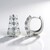 Orecchini in argento con Topazio Bianco (Adela Silber)