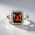 Anello in argento con Granato Essonite (Adela Silber)