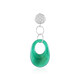 Colgante en plata con Ónix verde