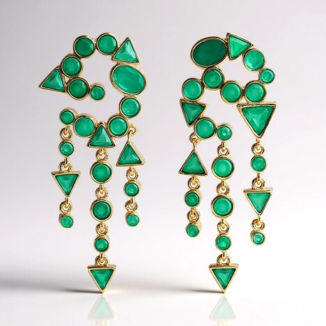Orecchini in argento con Agata