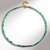 Collana in argento con Smeraldo Brasiliano