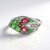 Anello in argento con Tormalina Rosa Nigeriana