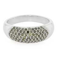 Fancy-Diamant-Silberring