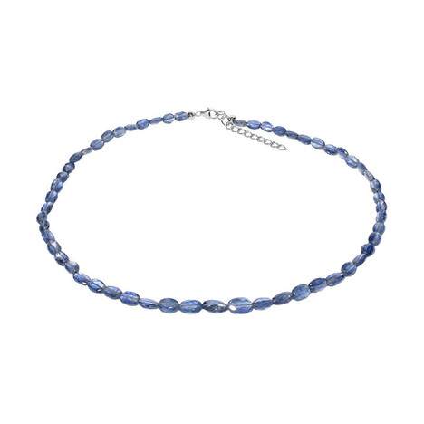 Nepalesischer Kyanit-Silberhalskette