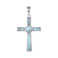 Larimar-Silberanhänger