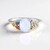 Anello in argento con Opale Australiano
