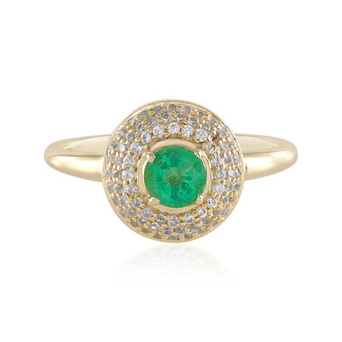 Russischer Smaragd-Goldring