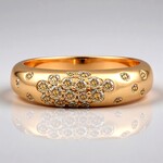 Anello in oro con Diamante Rose de France SI1 di Argyle (Annette)
