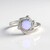 Anello in argento con Opale Australiano