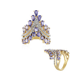 Tanzanite Silver Ring