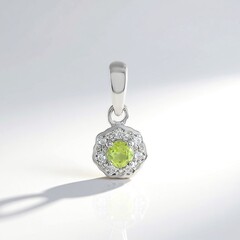 Ciondolo in argento con Peridoto