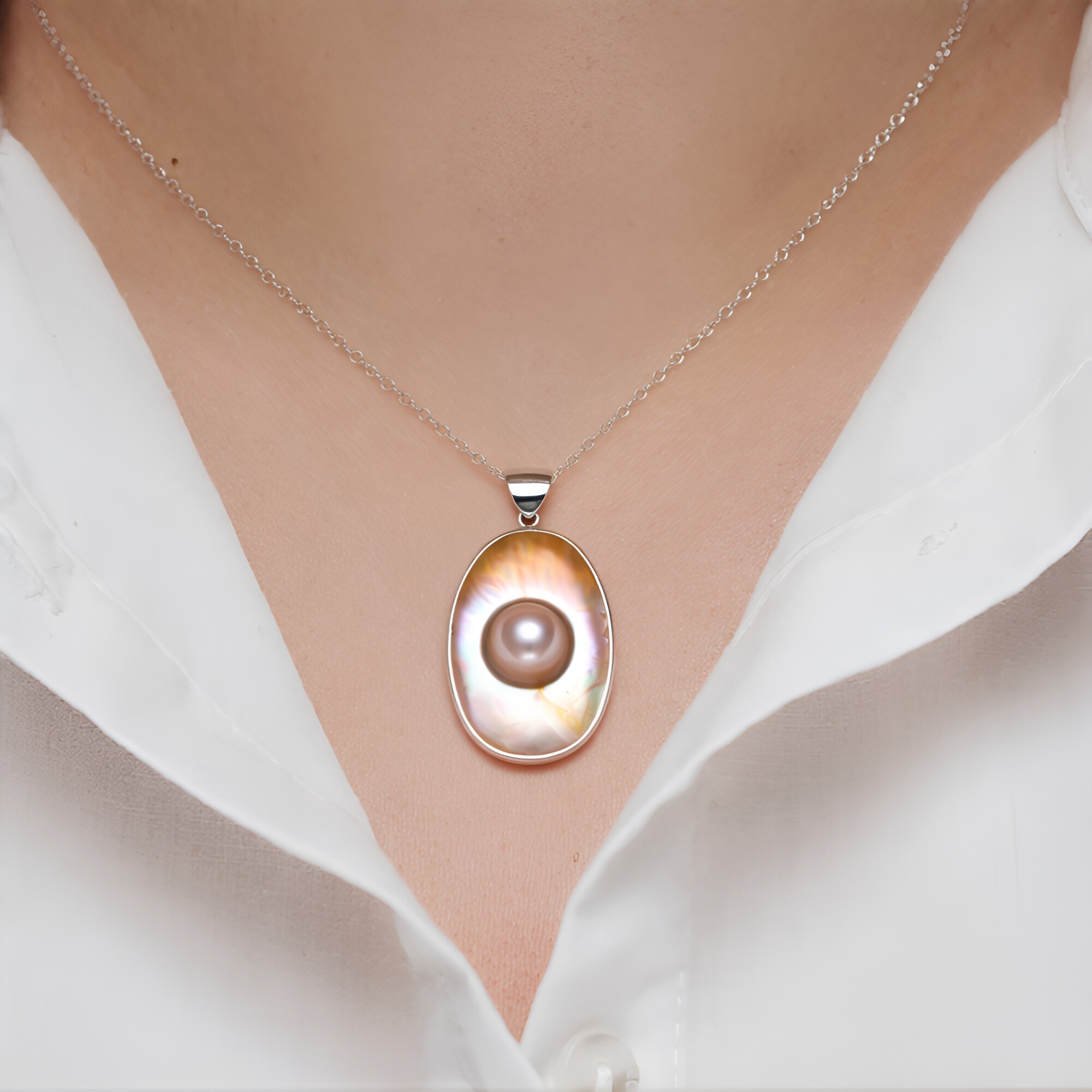 20 Pz Ciondolo Perline Triangolo Argento Tibetano Bail - Foto 9