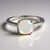 Anello in argento con Opale di Welo