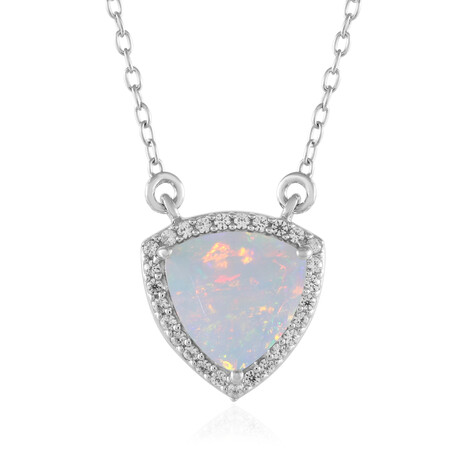 Welo Opal Silver Necklace
