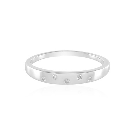 I2 (I) Diamant-Silberring