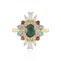 Bague en argent et Grandidierite (Adela Silber)