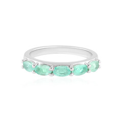 Anillo en plata con Esmeralda de Colombia