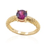 Anello in oro con Granato Magenta (de Melo)
