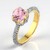 Anello in oro con Kunzite AAA (de Melo Gold)