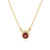 Mozambique Garnet Silver Necklace (de Melo)