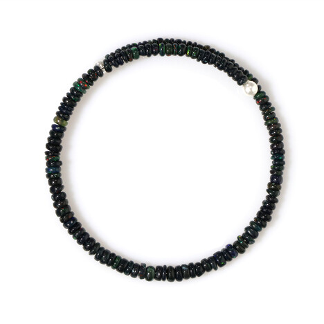 Bracciale in acciaio con Opale Mezezo (Riya)